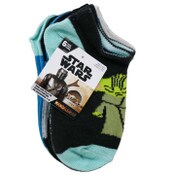 Wholesale - 6pk THE MANDALORIAN THE FORCE NS SOCKS SIZE 4-6, UPC: 193159118273